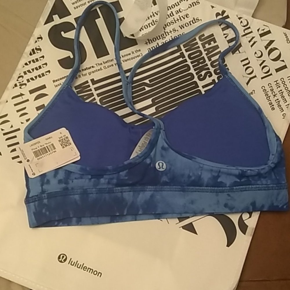 NWT Lululemon Flow Y Bra, Sz 6, GABU - Picture 4 of 6